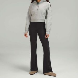 LULULEMON BRUSHED SOFTSTREME RIBBED ZIP FLARED PANT  32.5"